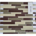 Strip Stone Glass Mosaic Tile For Fireplace